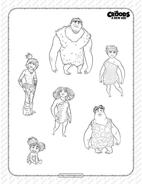 Croods Coloring Pages