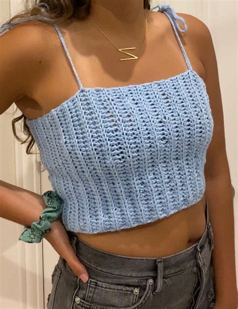 Cropped Crochet Top