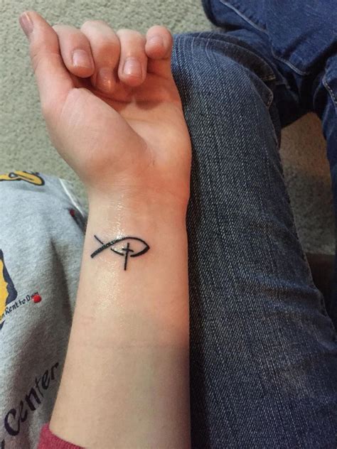 Cross 4 Tattoos, Fish tattoos, Jesus fish tattoo