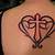 Cross And Heart Tattoos