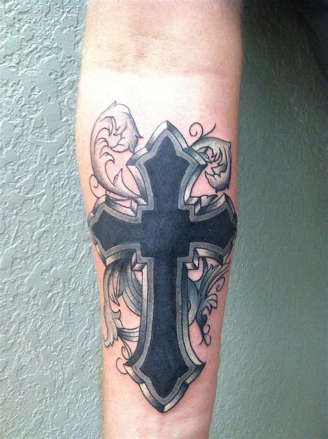 A Tribal Jesus And A Cover Up Carpediem Tattoostudio Cross