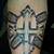 Cross Name Tattoo