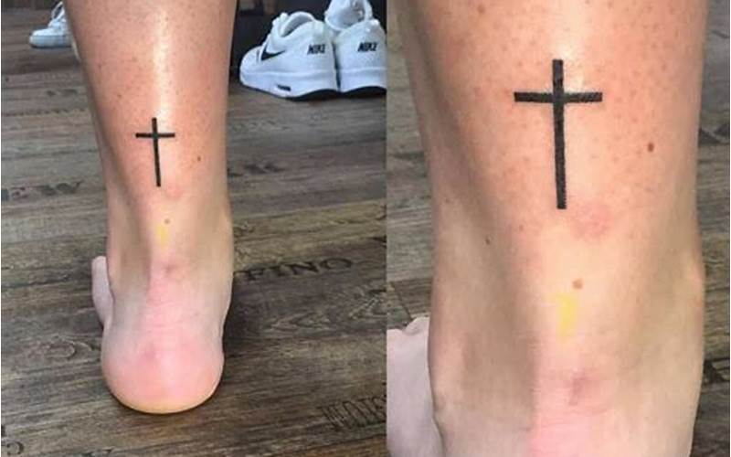 Cross Tattoo On Ankle History