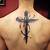 Cross Tattoo On Back