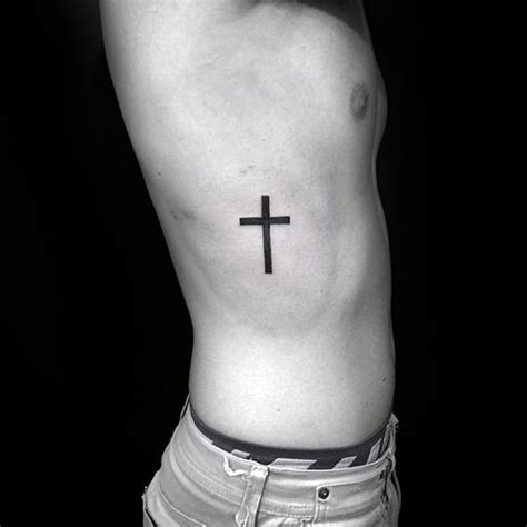 Rib Cage Cross Tattoos For Men 98 Best Cross Tattoos And