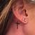 Cross Tattoos Behind Ear