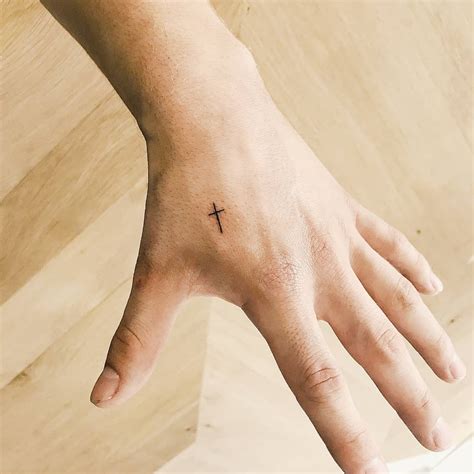 Top 69 Best Small Cross Tattoo Ideas [2021 Inspiration