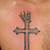 Cross With Crown Tattoo Designs