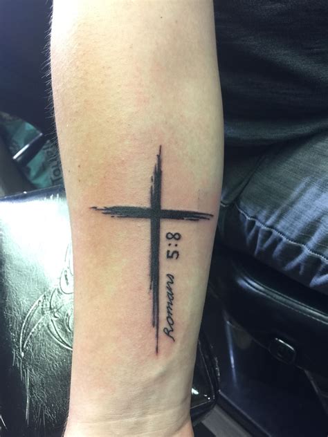 Cross w/ Star of David Fishink Tattoo