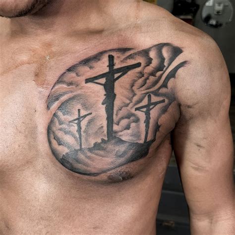 Cross And Jesus Tattoo