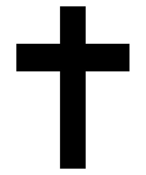 Cross Black Background