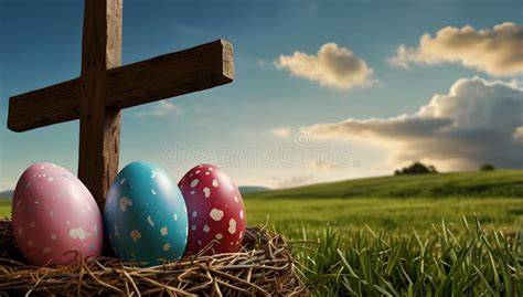Cross Easter Eggs