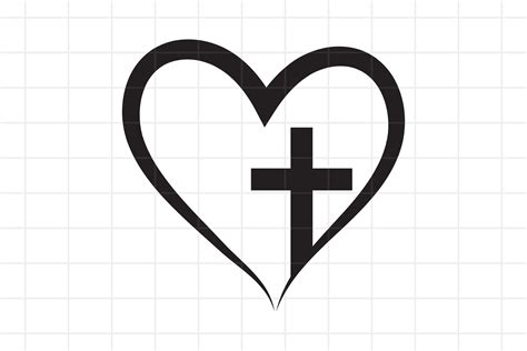 Cross Your Heart in Style with Stunning Cross Heart SVG Designs