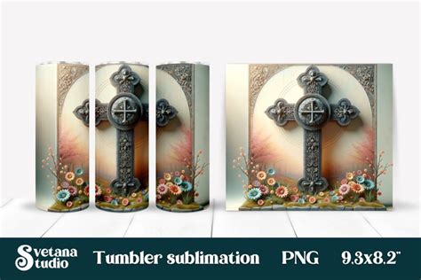 Download Cross Religious Tumbler Sublimation Files