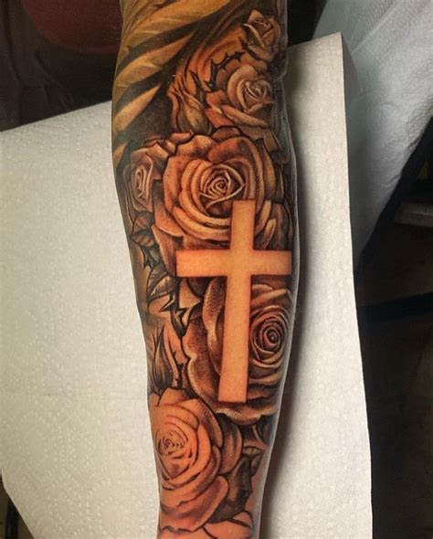 Tattoo Cross Design • Half Sleeve Tattoo Site