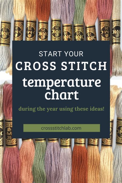 Cross Stitch Temperature Chart