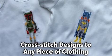 Cross Stitching on Clothes