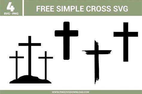 Unleash Your Creativity with Cross SVG Free Download: Elevate Your Designs for a Stunning Visual Impact!