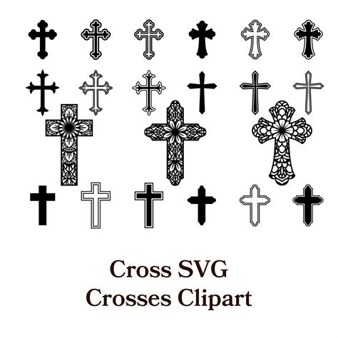 Get cross-ed with stunningly intricate Cross SVG Image designs