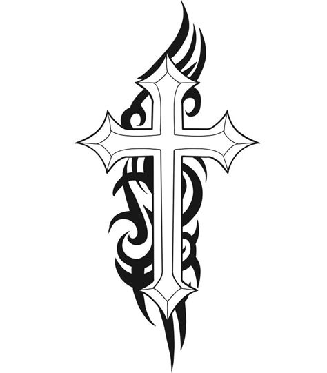 Simple Christian Cross Tattoo Designs ClipArt Best