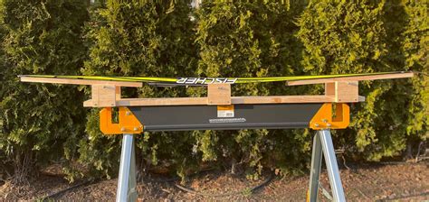 XCMAN Cross Country Nordic Ski Double Waxing Profile Bench