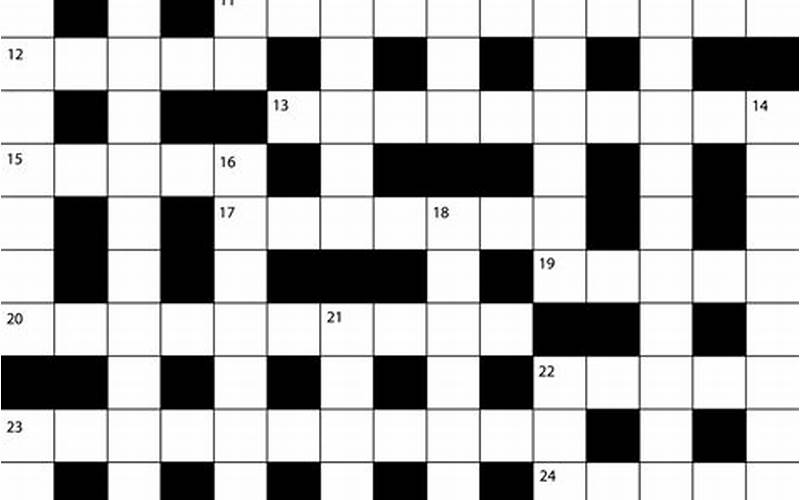 Crossword Grid Image