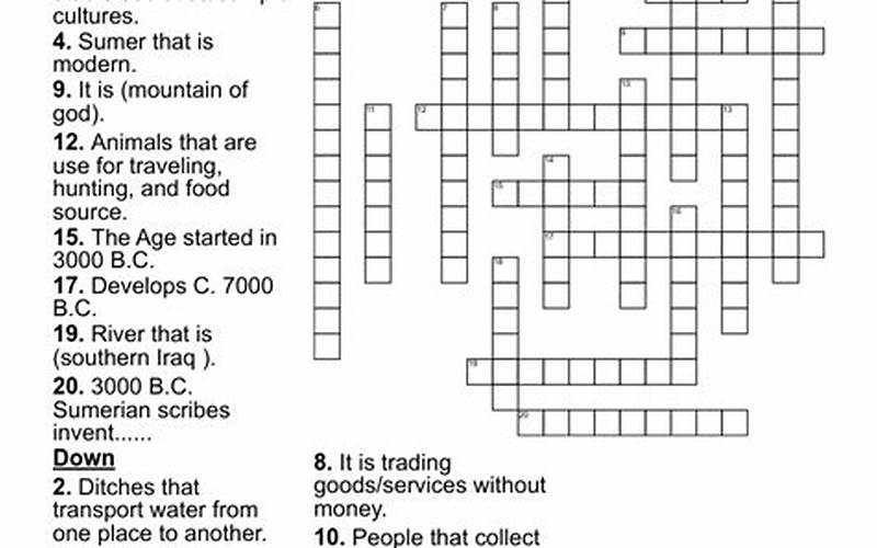 Crossword Puzzle History