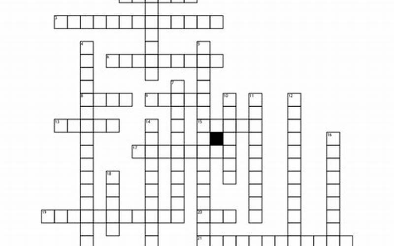 Crossword Puzzle With War Song