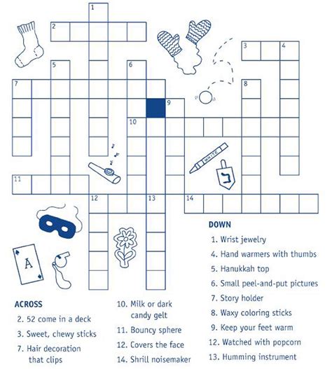 Crossword For Kids Printable