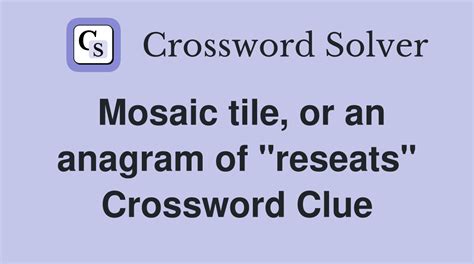 Crossword Mosaic Tile