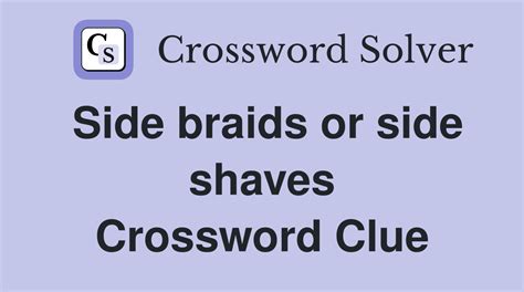 Crossword-braids