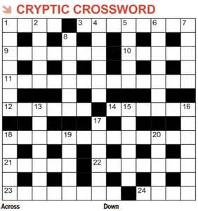 Crosswords Not Quite So Cryptically Clues