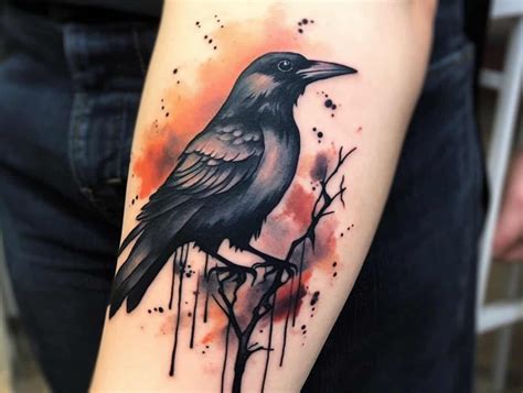 Crow Symbolism Tattoo