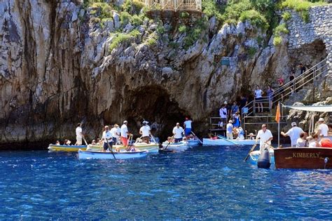 Crowded Blue Grotto