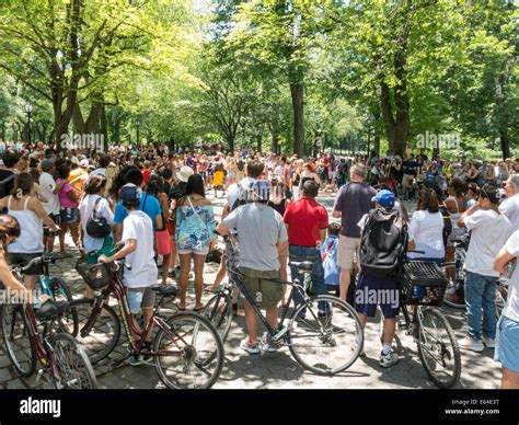 Crowded Central Park