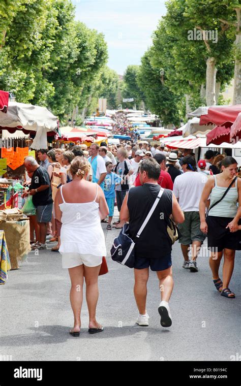 Crowded Market Provence