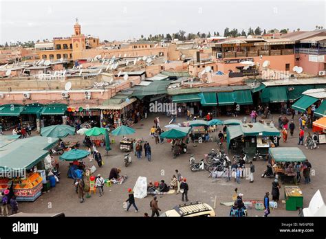 Crowded Marrakech Souks