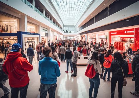 Crowded Shopping Mall