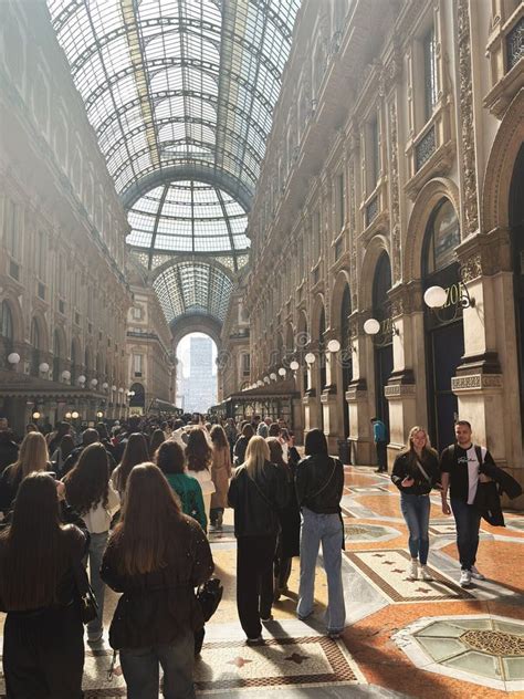 Crowded Shops Milan