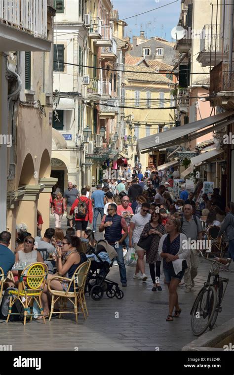 Crowded Tourist Attraction Greece