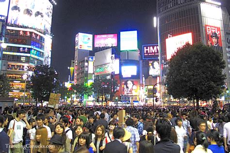 Crowded street Japan