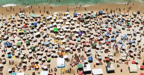 Crowded tourist location