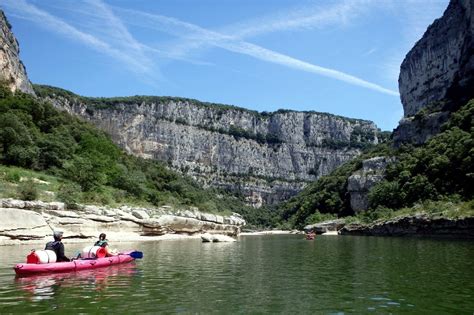 Crowds Ardeche River