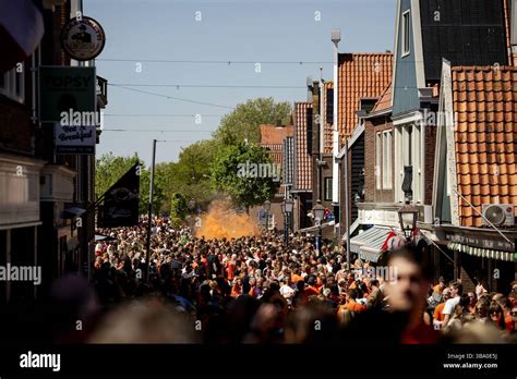 Crowds in Volendam