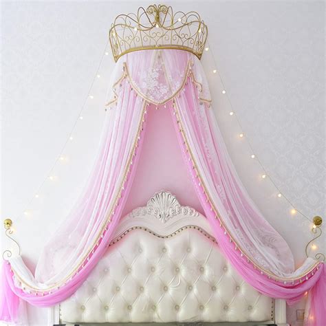 Regally Revamp Your Space with Crown Canopy Wall Decor – Fit for a Queen