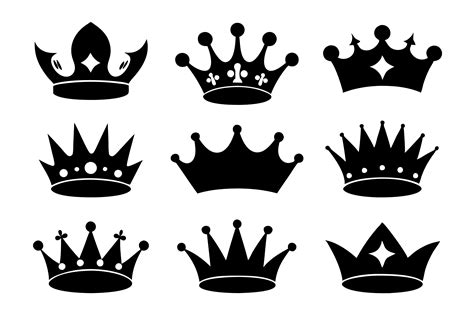 Download Crown Silhouette Bundle For Crafts