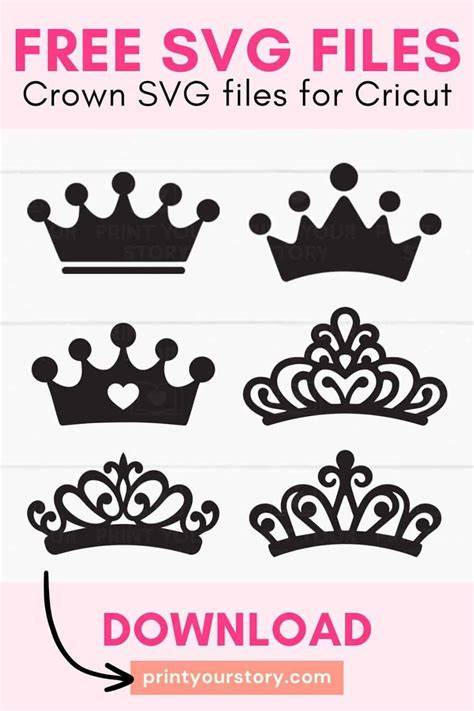Regally Crafted Crown Template SVG: Unlock the Majesty of Your Creations with Our Stunning Freebie!