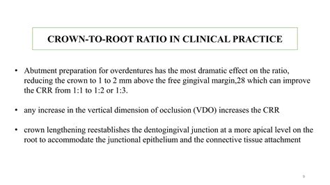 Crown To Root Ratio