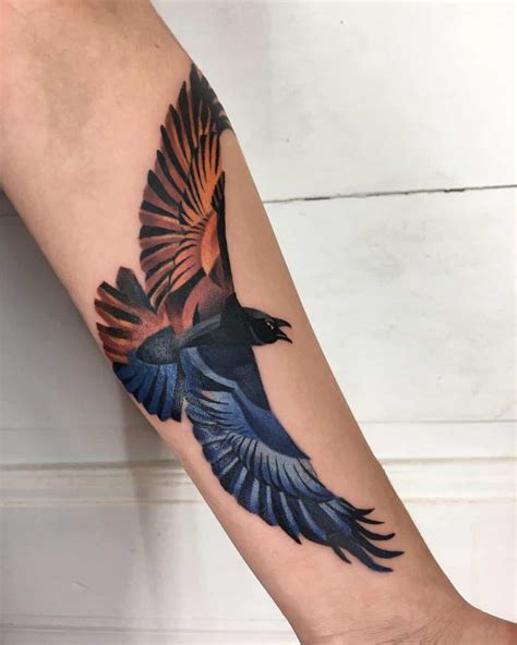 crow tattoo by dave wah at stay humble tattoo company in