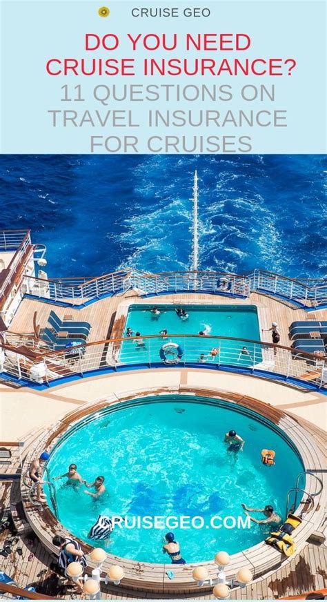 Cruise insurance coverages